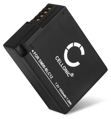 Immagine prodotto di CELLONIC 1x Batteria per Fotocamera Compatibile con Panasonic Lumix DMC-FZ1000, Lumix DMC-FZ300, Lumix DMC-FZ2000, DMW-BLC12 – (1000mAh, 7.4V)