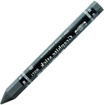 Produktbild von KOH-I-NOOR Jumbo Woodless Graphite Pencil Künstlerstift 6B 1 stk