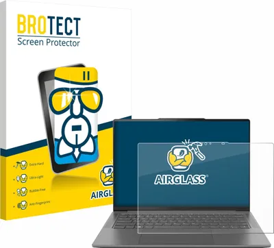 Produktbild von BROTECT Schutzglas für Lenovo Yoga Pro 7 Gen 10 14" Schutzfolie Panzer Folie Glas Display Schutz klar