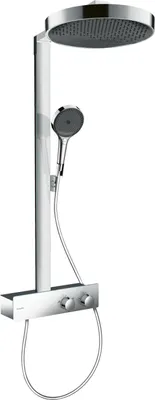 Obrázok produktu pre HANSGROHE Rainfinity Showerpipe 360 1jet so ShowerTablet 350, sprchovací set s termostatom, priemer 36 cm, matná biela