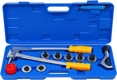 Produktbild von Rohraufweiter Set für 10-28mm Rohre mit 7 Köpfen und Zubehör