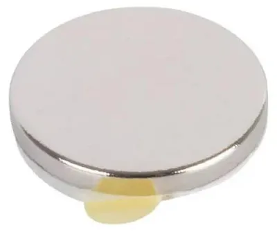 Produktbild von Magnetscheibe Neodym kleb.silber12mm6St.