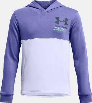 Produktbild von Under Armour Rival Terry Kapuzenpullover Lila 10-12 Years Lila 10-12 Years