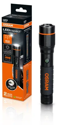Imagen del producto de Linterna LED OSRAM, 800 lúmenes, 8,5W, 6000K, para uso industrial, lámpara de inspección