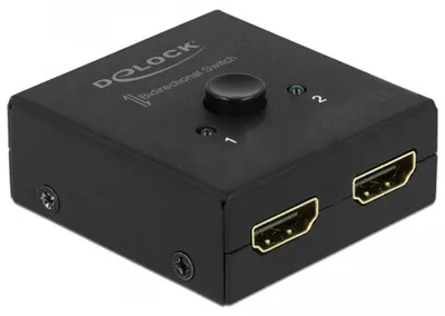 Image de DELOCK Commutateur HDMI 2 - 1 bidirectionnel 4K 60 Hz compact