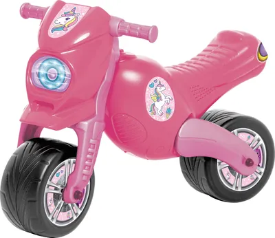 Produktbild von Dohany Rutscher Motorrad Fahrzeug Cross 8 Kinder Laufrad Lauflernrad pink