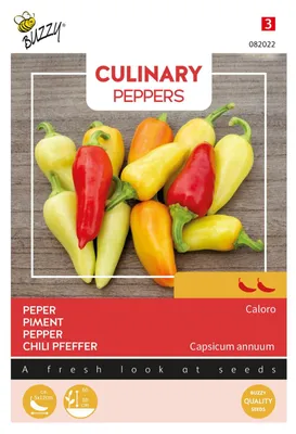 Produktbild von Paprika Caloro | Paprikasamen von Buzzy Seeds