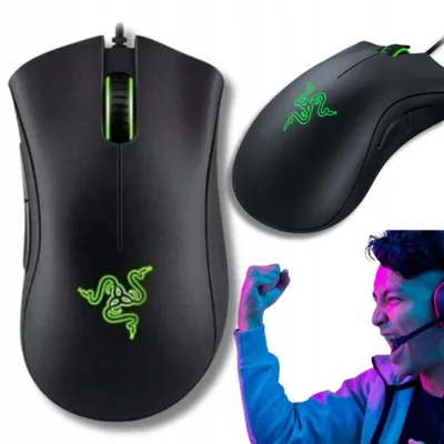Produktbild von Razer DeathAdder Essential Gaming-Maus präzise kabelgebunden