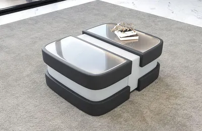 Produktbild von Couchtisch Elegante – Leder & Stil