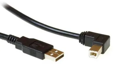 Image de ACT USB 2.0 A - B, 1,8 m, USB A, USB B, mâle/mâle, noir