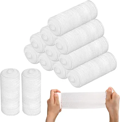 Immagine prodotto di Bende elastiche, 7,5 cm x 2 m, confezione da 12, per il pronto soccorso