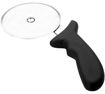 Pizzaschneider mit festem Griff, Edelstahl, 1 Stück