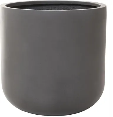 Immagine prodotto di Vaso da fiori CHICO in fibra di vetro, grigio cemento, 40x40 cm