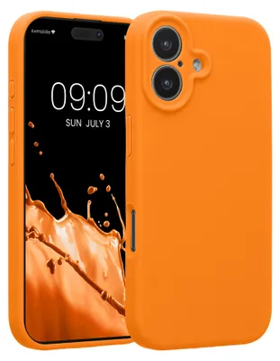 Produktbild von kwmobile Hülle kompatibel mit Apple iPhone 17 - Hülle Silikon gummiert - Handyhülle - Handy Case in Fruity Orange