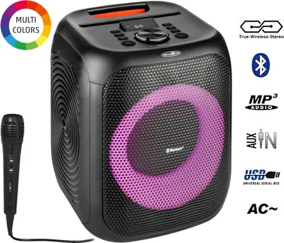 Produktbild von Reflexion PSX11BT Party Lautsprecher BT schwarz