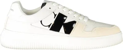 Produktbild von Herren Sportschuh Weiß mit Kontrastdetails und Recycling-Polyester
