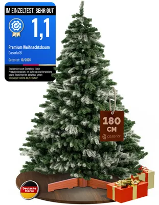 Produktbild von CASARIA Premium Weihnachtsbaum Künstlich XL 180cm mit Schnee
