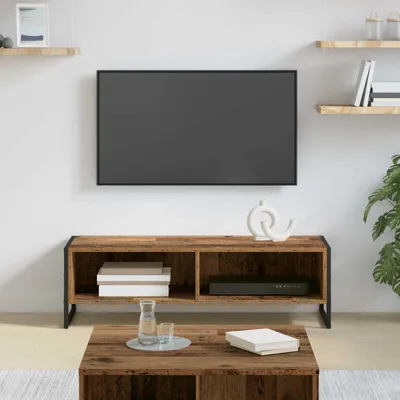 Productafbeelding van Maison Exclusive - TV-meubels: 100 x 36,5 x 30,5 cm, gemaakt van gerecycled hout en houtvezel