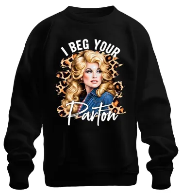 Zdjęcie produktu dla Bluza z kapturem w stylu retro, inspirowana muzyką country, z motywem "Western" i napisem "Dolly", kolor czarny, rozmiar S