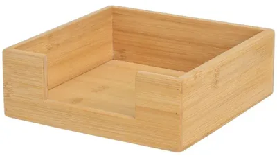 Produktbild von HowHomely Serviettenhalter Bambus Serviettenständer 20x20x7 cm Tischdeko