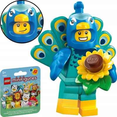 Image de 71051 - LEGO Minifigures - Série 28 — Animaux - COSTUME DE PAON