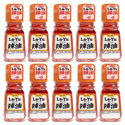 Produktbild von S&B La Yu Oil Japanisches Chiliöl 10x33ml