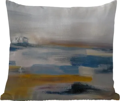Produktbild von MuchoWow® Outdoor Kissen - Ölgemälde - Abstrakt - 40x40 cm - Wetterfest - Lounge Kissen - Kopfkissen - Interieur - Polster mit Bild