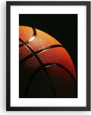 Produktbild von Gerahmtes Poster - Schwarzer Rahmen - Basketball Spiel Sport - 30x40 cm - Wand Bild - Wanddeko - Wandbilder - Kunstposter - Wandposter - Bilderrahmen - Bilder - Kunstdruck - Wandbild - P2BPA30x40-2225