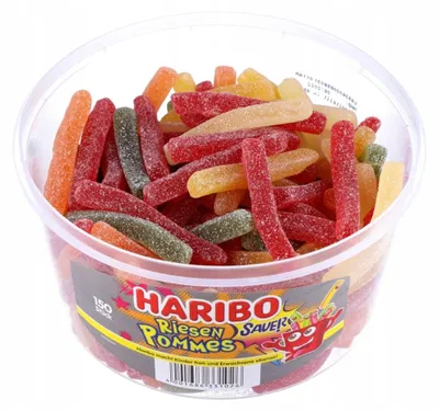 Image de Bonbons gélifiés Riese Pommes Sauer, 150 pièces, 1,2 kg - Haribo