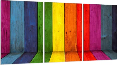 Produktbild von Herdabdeckplatten 3 teilig 30x52 Glaskeramikkochfeld Abdeckung Glas, Bunt Holz
