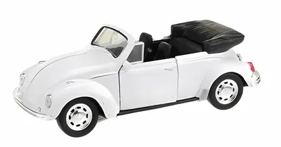 Produktbild von VOLKSWAGEN Beetle Käfer VW Modellauto Modell Auto Spielzeugauto 137 (Cabrio Weiss)