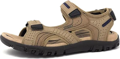 Zdjęcie produktu dla Buty męskie Geox Strada sandał beżowy, Rozmiar buta:44 EU