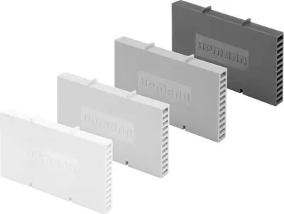 Produktbild von UPMANN Stoßfugenlüfter 1,2x6x11,5, weiß, RAL 9010 - 50715