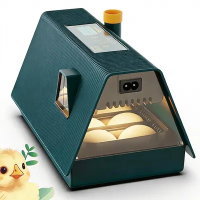 Produktbild von 10 Brutkästen zum Ausbrüten von Eiern, mit automatischer Eierwende und Feuchtigkeitsregulierung, Brutmaschine, für Hühner-, Enten- und Wachteleier