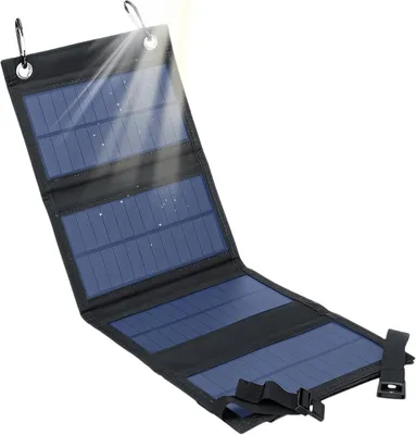 Zdjęcie produktu dla Przenośny panel solarny, 20W, składany panel solarny z portem USB do ładowania