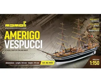 Obrázek produktu pro Krick Amerigo Vespucci Kit 1:150 Mamoli