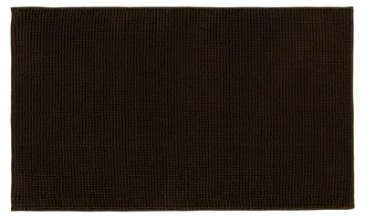 Produktbild von GÖZZE Chenille Badteppich superweicher saugfähiger rutschfester Mikrofaser-Badvorleger Mocca Braun 70 x 120 cm