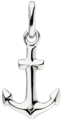 Produktbild von Anhänger Halsschmuck, Anker Schiffsanker aus 925 Sterlingsilber, rhodiniert