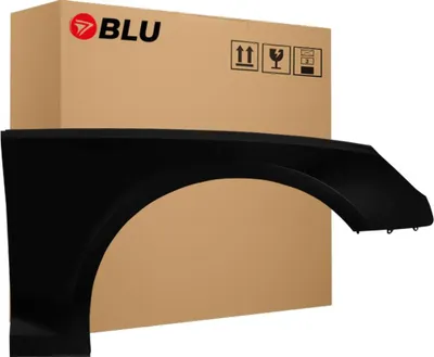 Image de BLU Aile Compatible avec Audi A4 B9 S4 LIFT LY9B Droite Schwarz BrillantSchwarz | 2019- | Avant | Peint| Prêt à Monter | Acier