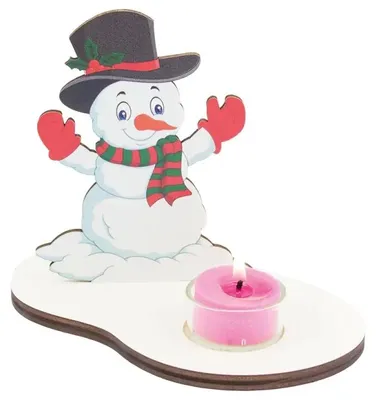 Produktbild von Weihnachtsdeko Schneemann mit LED