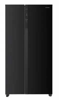 Obrázok produktu pre Heinner HSBS-HM532NFBKE++, Voľne stojaci, Americké dvere, Čierna, 2 dvere/dverí, Dotyk, LED