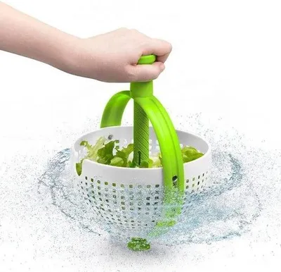 Produktbild von Multifunktionales, faltenbares, rotierendes Abwassersystem für die Küche mit GriffFilterwasmachine-KompatibilitätKompakter Aufbewahrung für das Waschen, Reinigen und Trocknen von Gemüse und Obst