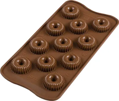 Obrázek produktu pro 3D Silikonová forma na čokoládu – Crown spiral