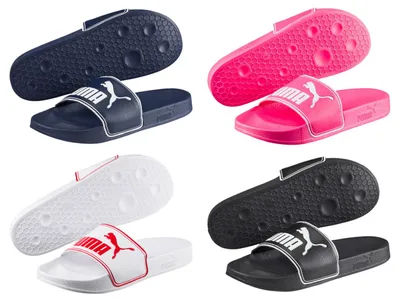 Produktbild von PUMA Uni Badesandalen Leadcat, Badeschuhe, Slipper, 4-14 UK, Badelatschen / Farbe: Peacoat/White | Größe: EUR 43 (9 UK)