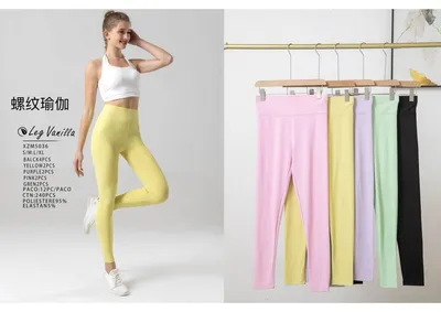 Immagine prodotto di Sporty Donna Leggings Palestra Fitness Pantaloni Jogging Sport Donne Yoga Sport Pantaloni Viola S/M