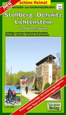 Immagine prodotto di Stollberg, Oelsnitz, Lichtenstein e dintorni, scala 1:35000