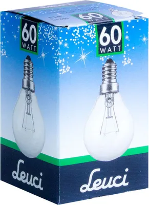 Produktbild von Leuci Glühbirne Tropfen 60W E14 klar Glühlampe P45 Kugel warmweiß dimmbar