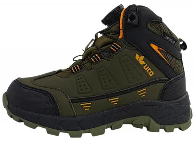 Image de Lico Ridgeway : Chaussures de randonnée pour garçons, couleur verte, modèle décontracté