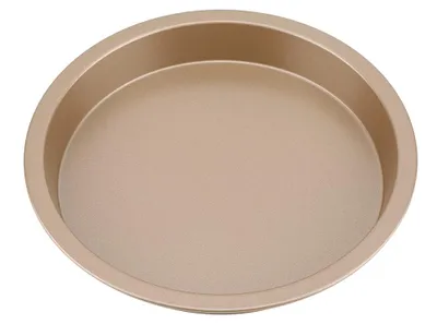 Image de Assiette à pizza ronde en acier au carbone, revêtement antiadhésif, pour crêpes, gâteaux, plaque de cuisson, ustensile de cuisine (15,2 cm)