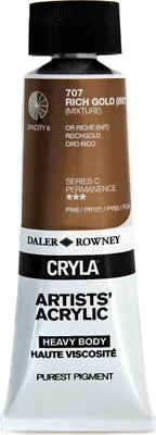 Obrázek produktu pro Daler Rowney Cryla Artists’ Akrylová barva Rich Gold 75 ml 1 ks